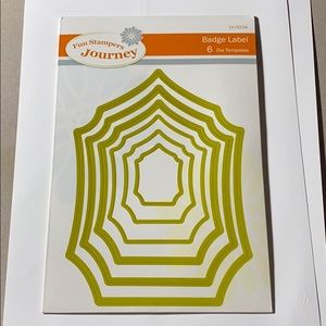 Die Cut Badges set of 6